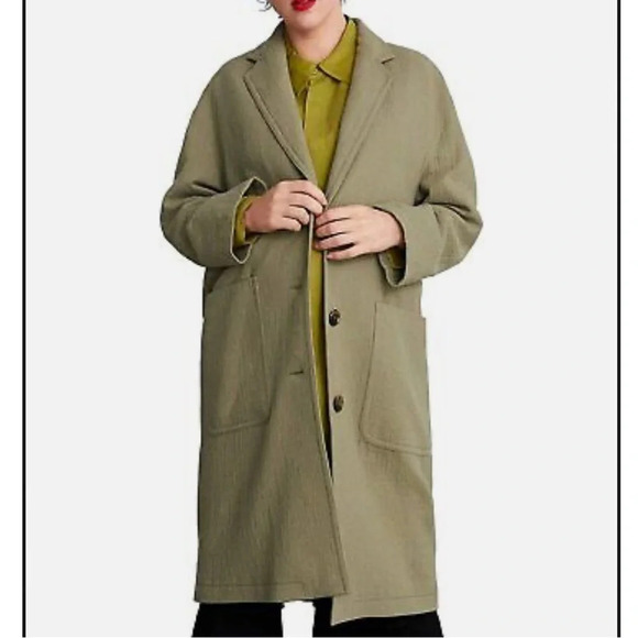 Zara green oversized coat size XS - Picture 1 of 5